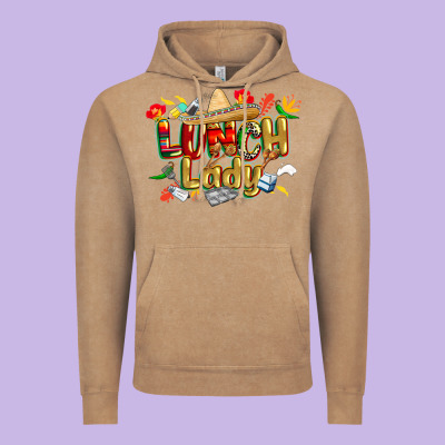 Cinco De Mayo Lunch Lady Vintage Hoodie Designed By Cowgirlartshop