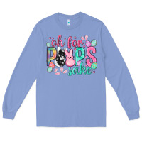 Colony Blue Oh for peeps sake cowhide Easter Day Long Sleeve Tee - HowdyJamesFarm