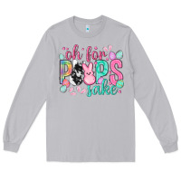 Moon Dust Oh for peeps sake cowhide Easter Day Long Sleeve Tee - HowdyJamesFarm