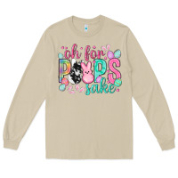 Mushroom Oh for peeps sake cowhide Easter Day Long Sleeve Tee - HowdyJamesFarm