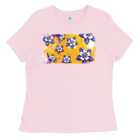 Bubblegum Pink Rocky Mountain Columbine Flower Ladies Tee - Bettercallsaul