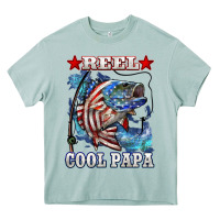 Arona reel cool papa american flag bass fishing Heavy Core Tee - LillyAllenDesigns