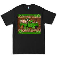 Black st Patricks farm animals truck Premium Tee - Jasminsmagicworld