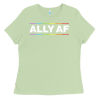 Matcha Ally AF Pride Rainbow Shirt  Proud LGBTQ Ally TShirt Ladies Tee - minhPixels