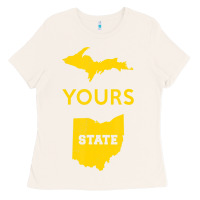 Bone Up Yours State Of Ohio Funny Anti Oh Pro Michigan Meme Ladies Tee - minhPixels