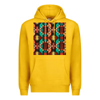 Lemon native american aztec seamless pattern Premium Hoodie - BundleAndBundleShop