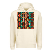 Tofu native american aztec seamless pattern Premium Hoodie - BundleAndBundleShop