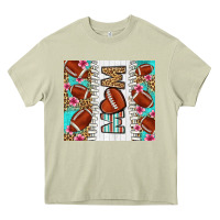 Mossy american football mom Heavy Core Tee - LillyAllenDesigns