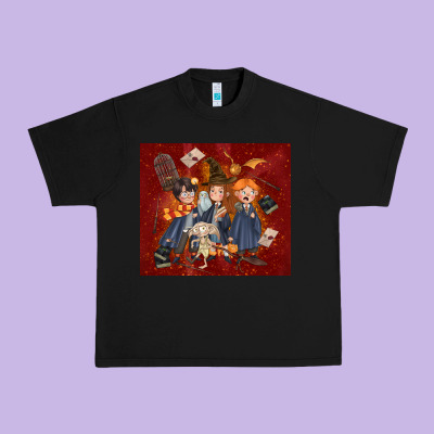 Wizard Kids With Glitter Urban Heavy Tee Designed By Tumblerdesignbyshophia