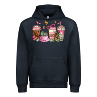 Navy boss lady coffee cups Urban Hoodie - AdoDesignShop