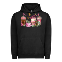 Pigment Black boss lady coffee cups Urban Hoodie - AdoDesignShop