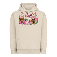 Pigment French Oak boss lady coffee cups Urban Hoodie - AdoDesignShop