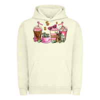Pigment Pistachio boss lady coffee cups Urban Hoodie - AdoDesignShop
