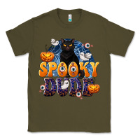 Army Green Spooky Dude Classic Tee - texasbilliewilder