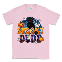 Bubblegum Pink Spooky Dude Classic Tee - texasbilliewilder