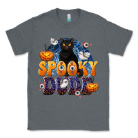 Charcoal Heather Spooky Dude Classic Tee - texasbilliewilder