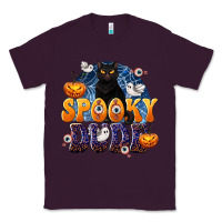 Plum Spooky Dude Classic Tee - texasbilliewilder