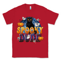 Red Spooky Dude Classic Tee - texasbilliewilder