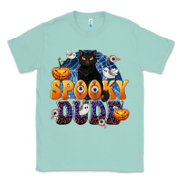 Seafoam Spooky Dude Classic Tee - texasbilliewilder