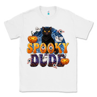 White Spooky Dude Classic Tee - texasbilliewilder