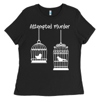Black Attempted Murder Ladies Tee - Bettercallsaul