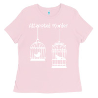 Bubblegum Pink Attempted Murder Ladies Tee - Bettercallsaul