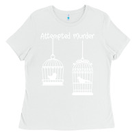 White Attempted Murder Ladies Tee - Bettercallsaul