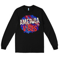 Black America vibes with gnome Long Sleeve Tee - HowdyJamesFarm