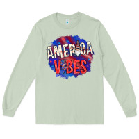 Matcha America vibes with gnome Long Sleeve Tee - HowdyJamesFarm
