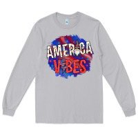 Moon Dust America vibes with gnome Long Sleeve Tee - HowdyJamesFarm
