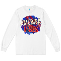 White America vibes with gnome Long Sleeve Tee - HowdyJamesFarm