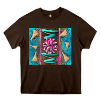 Chocolate Brown cheer mom Heavy Core Tee - LillyAllenDesigns