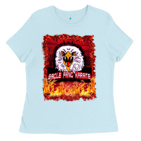 Baby Blue Eagle Fang Karate Ladies Tee - Bettercallsaul