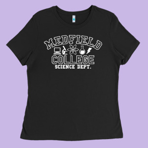 Medfield College Science Dept. Ladies Tee Designed By Minhpixels