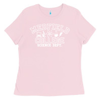 Bubblegum Pink Medfield College Science Dept. Ladies Tee - minhPixels