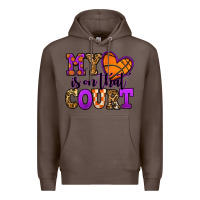Coffee my heart is on that court basketball Premium Hoodie - Jasminsmagicworld