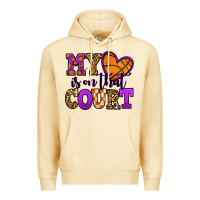 Pina Colada my heart is on that court basketball Premium Hoodie - Jasminsmagicworld