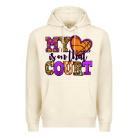 Sandshell my heart is on that court basketball Premium Hoodie - Jasminsmagicworld