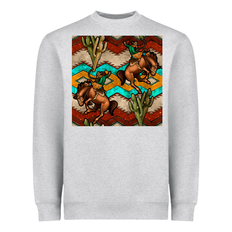 Native American Aztec Seamless Pattern 5 Heavyweight Sweatshirt by BundleAndBundleShop | Teevron