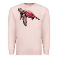 Pale Pink sea turtle pink glitter Premium Sweatshirt - Artiststas