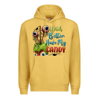 Antique Gold witch better have my candy Premium Hoodie - BundleAndBundleShop