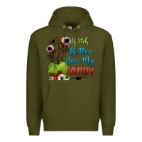 Army Green witch better have my candy Premium Hoodie - BundleAndBundleShop