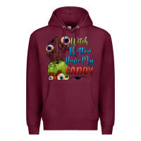 Burgundy witch better have my candy Premium Hoodie - BundleAndBundleShop