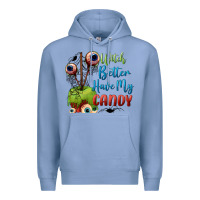 Colony Blue witch better have my candy Premium Hoodie - BundleAndBundleShop