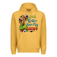 Mustard witch better have my candy Premium Hoodie - BundleAndBundleShop