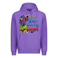 Purple witch better have my candy Premium Hoodie - BundleAndBundleShop