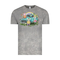 Cloud Rock Easter gnomies with truck Easter Day Vintage Tee - HowdyJamesFarm