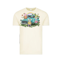 Vintage Arctic Easter gnomies with truck Easter Day Vintage Tee - HowdyJamesFarm
