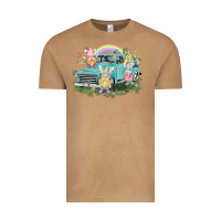 Vintage Camel Easter gnomies with truck Easter Day Vintage Tee - HowdyJamesFarm