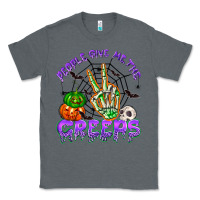 Charcoal Heather people give me the creeps Classic Tee - NancyCooperArtShop